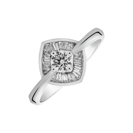 Prsteň s diamantmi Crystal Ivy