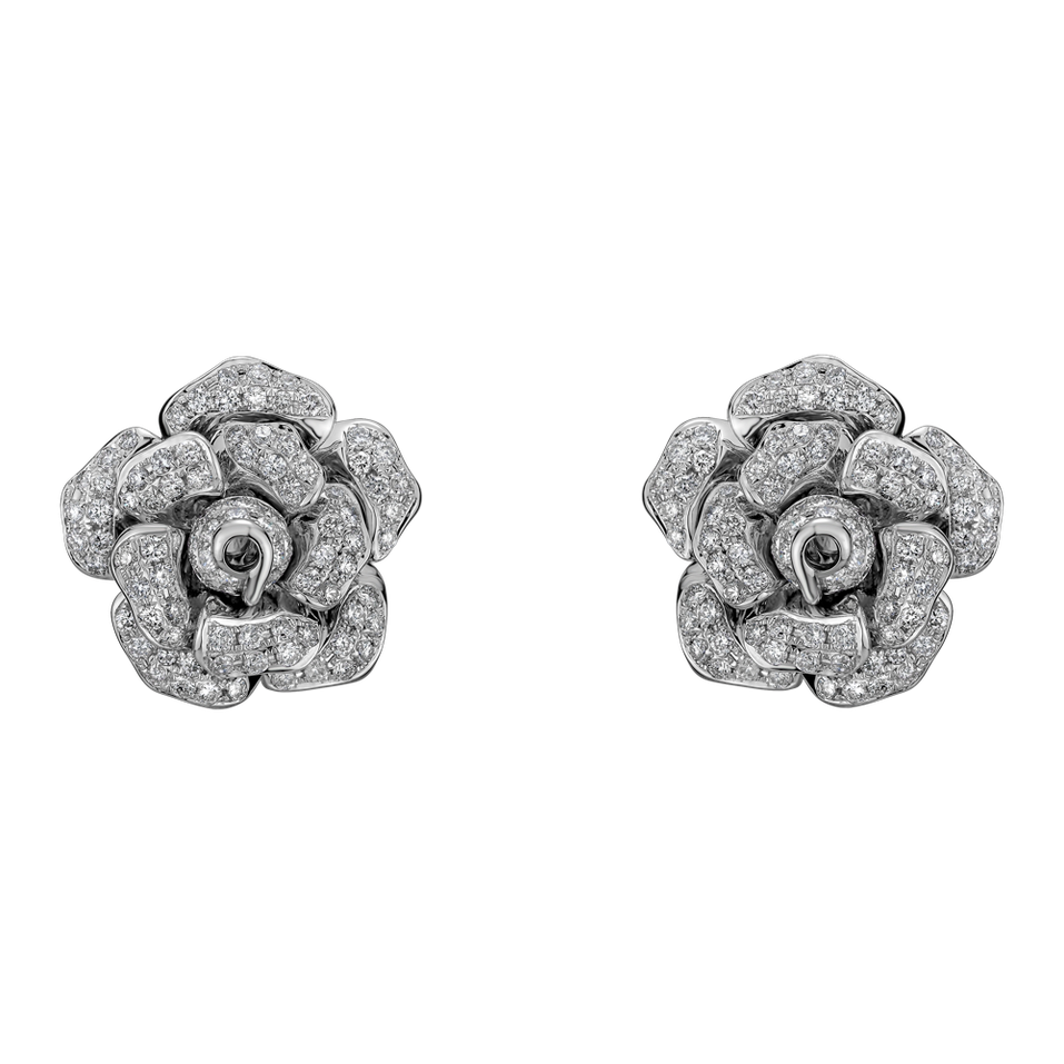 Náušnice s diamantmi Scheherazade Flower