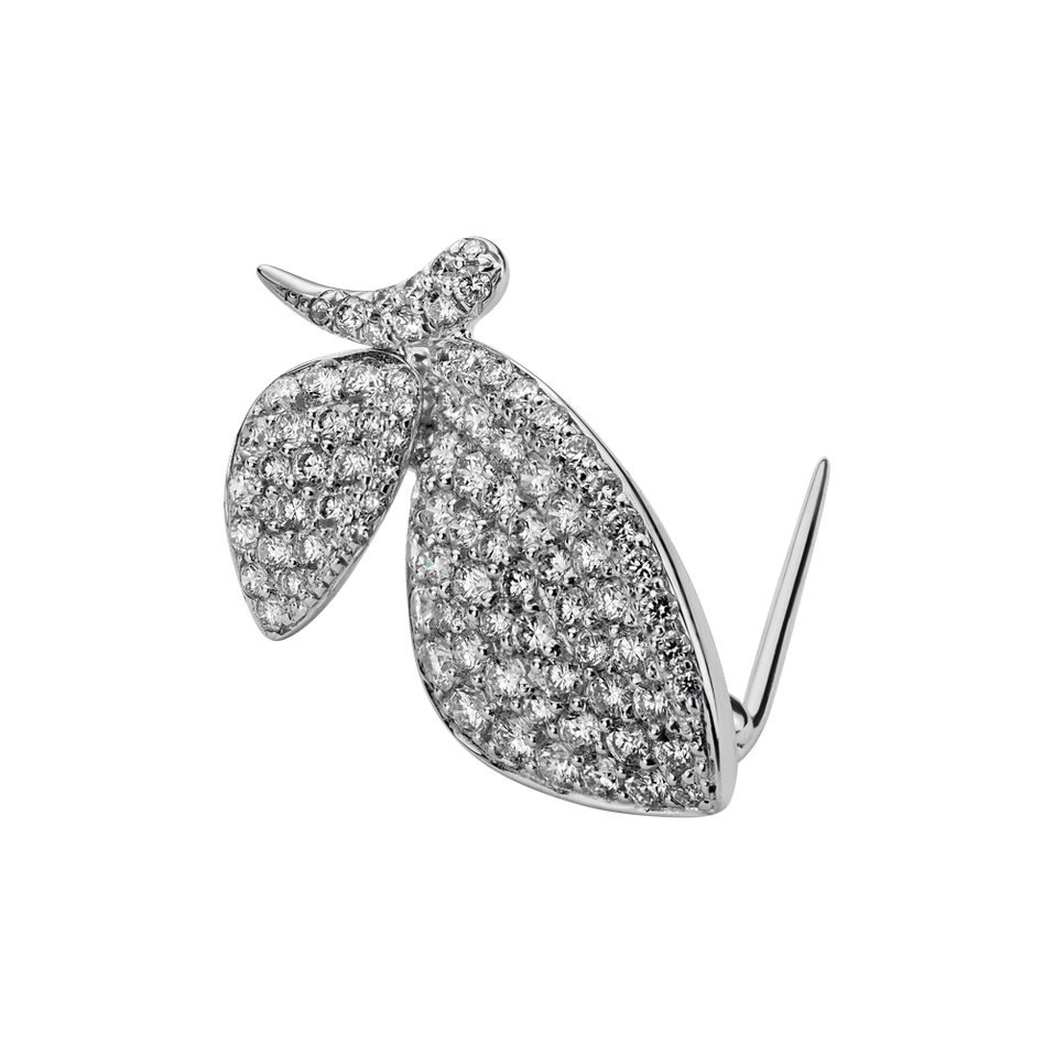 Brošňa s diamantmi Magical Butterfly