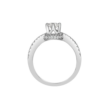 Prsteň s diamantmi Frost Queen