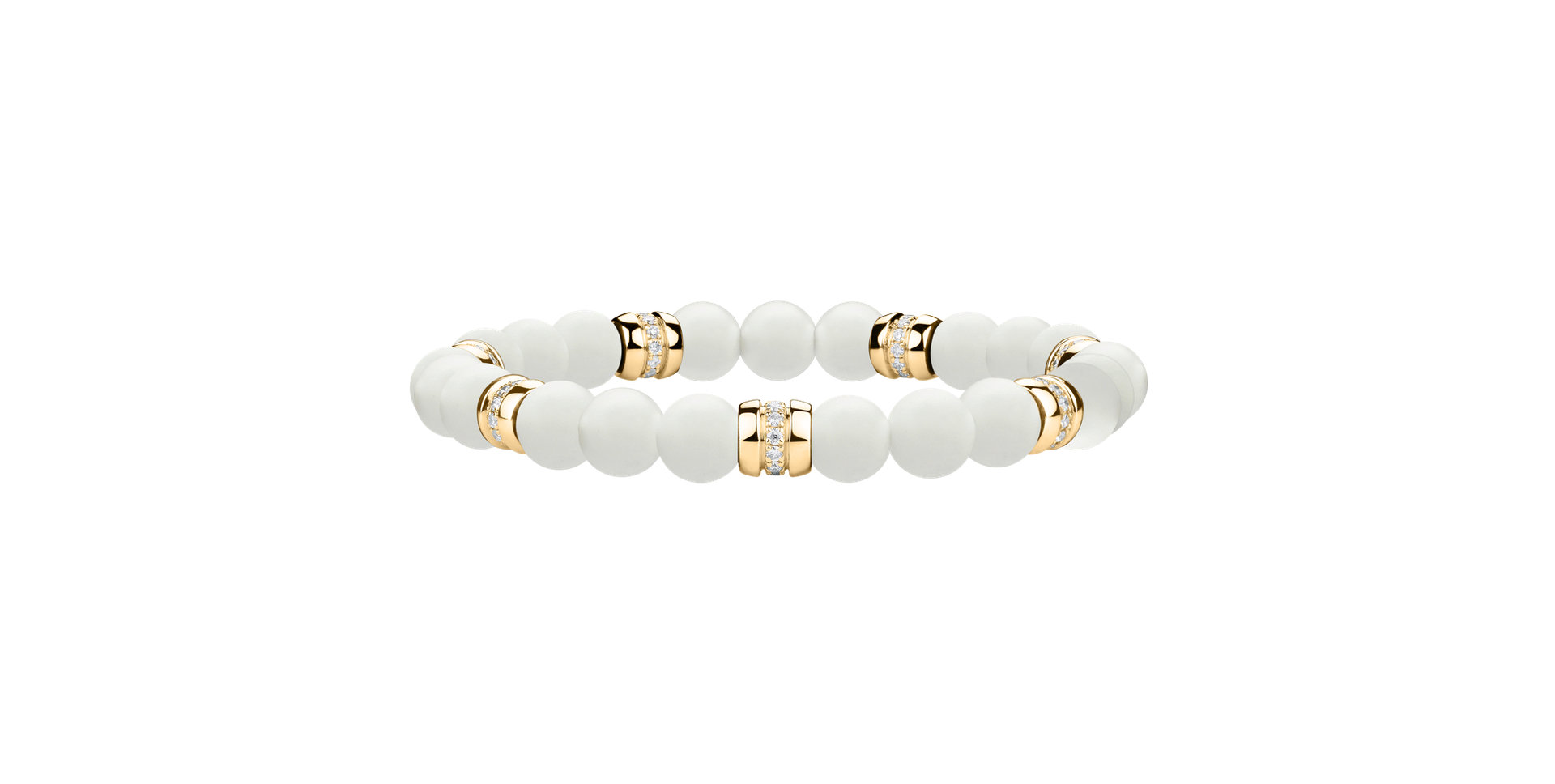 Náramok s diamantmi a achátmi Neverending Style