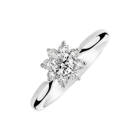 Prsteň s diamantmi Starlet Blossom