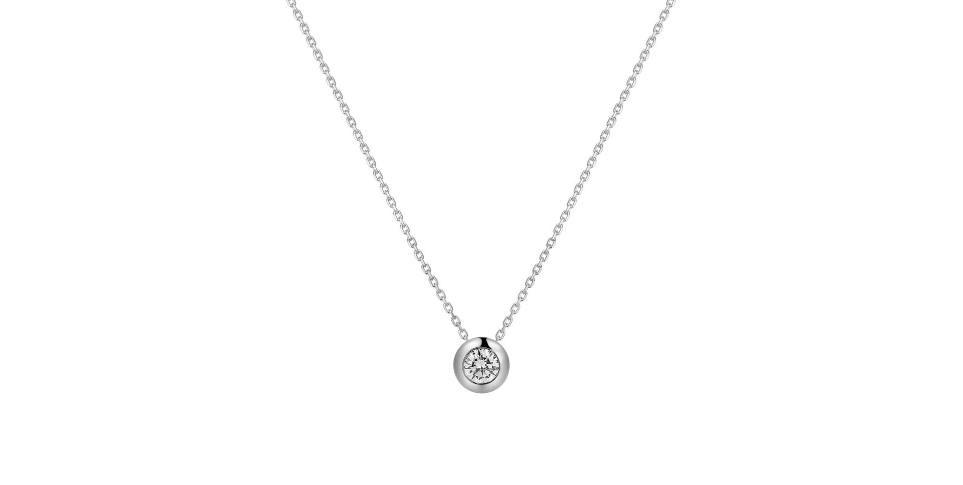 Náhrdelník s diamantom Secret Drop