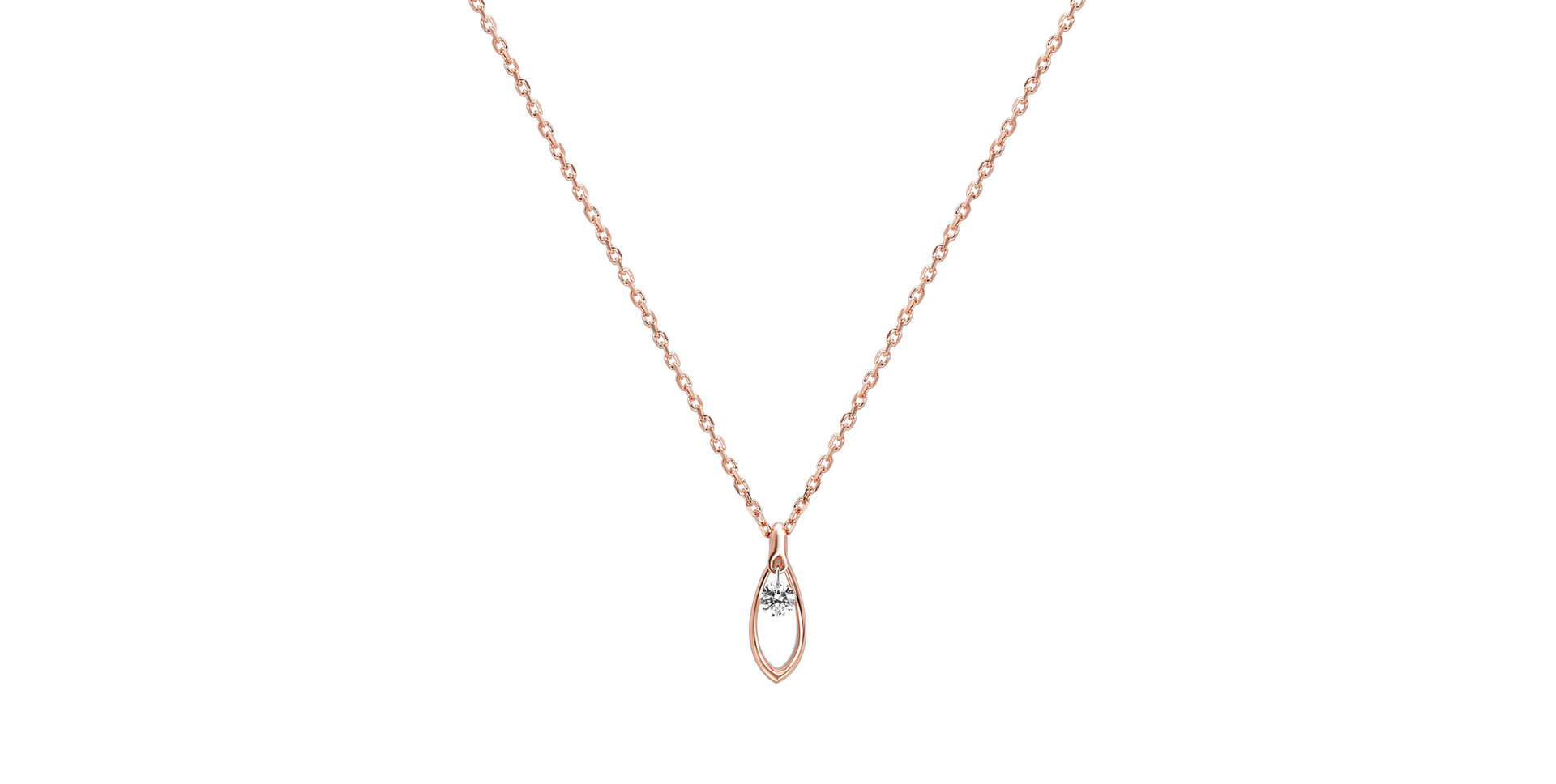 Náhrdelník s diamantom Muse Virtue