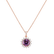Přívěsok s ametystom a diamantmi Princess Spark3