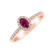Prsteň s rubínom a diamantmi Princess Desperation4
