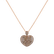 Přívěsok s hnedými diamantmi Heart Brilliance4