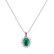 Přívěsok so smaragdom a diamantmi Princess Sparkle3