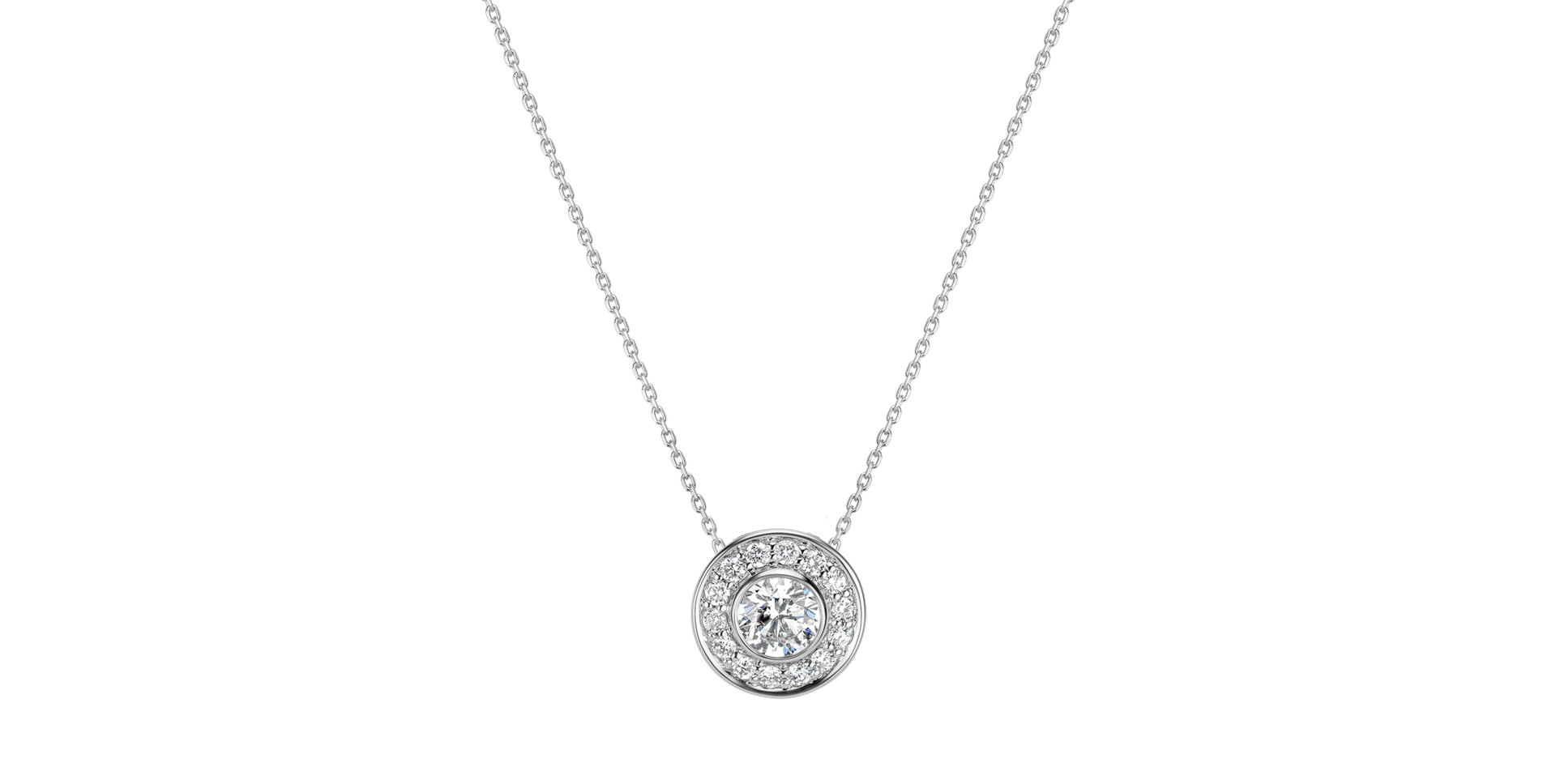 Přívěsok s diamantmi Frozen Rain