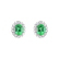 Náušnice so smaragdom a diamantmi Brilliance5
