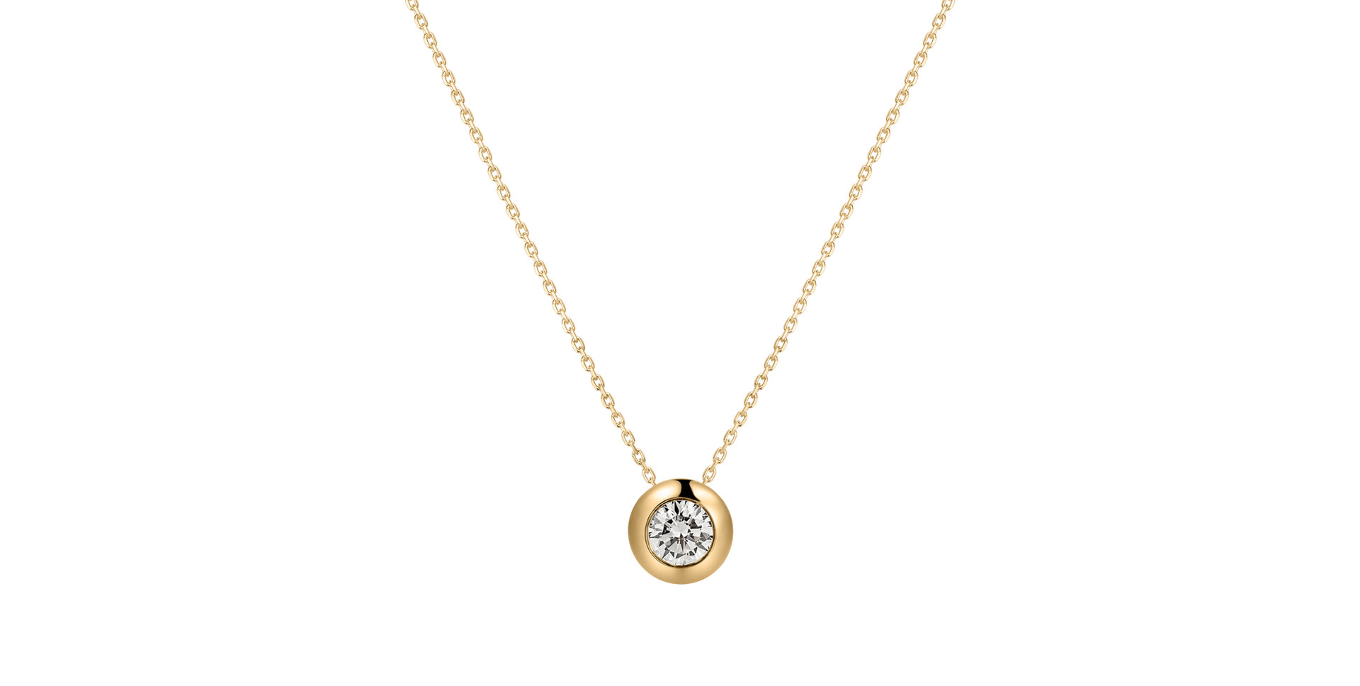 Náhrdelník s diamantom Secret Drop