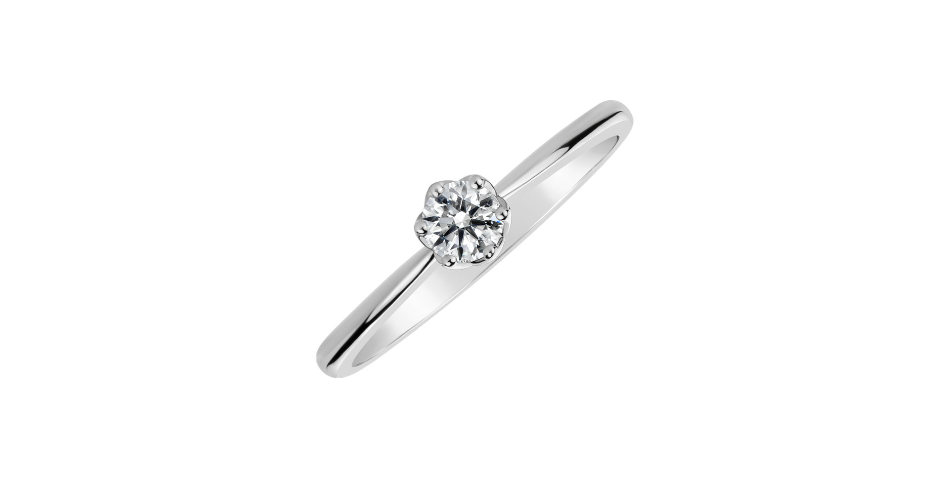 Prsteň s diamantom Glory