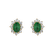 Náušnice so smaragdom a diamantmi Mary Magdalene5