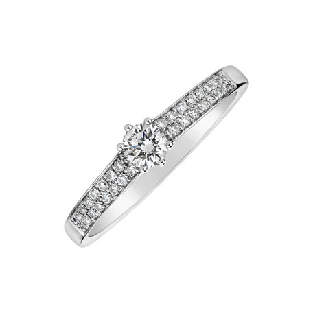 Prsteň s diamantmi Sparkling Romance