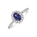 Prsteň s tanzanitom a diamantmi Princess Glamour4