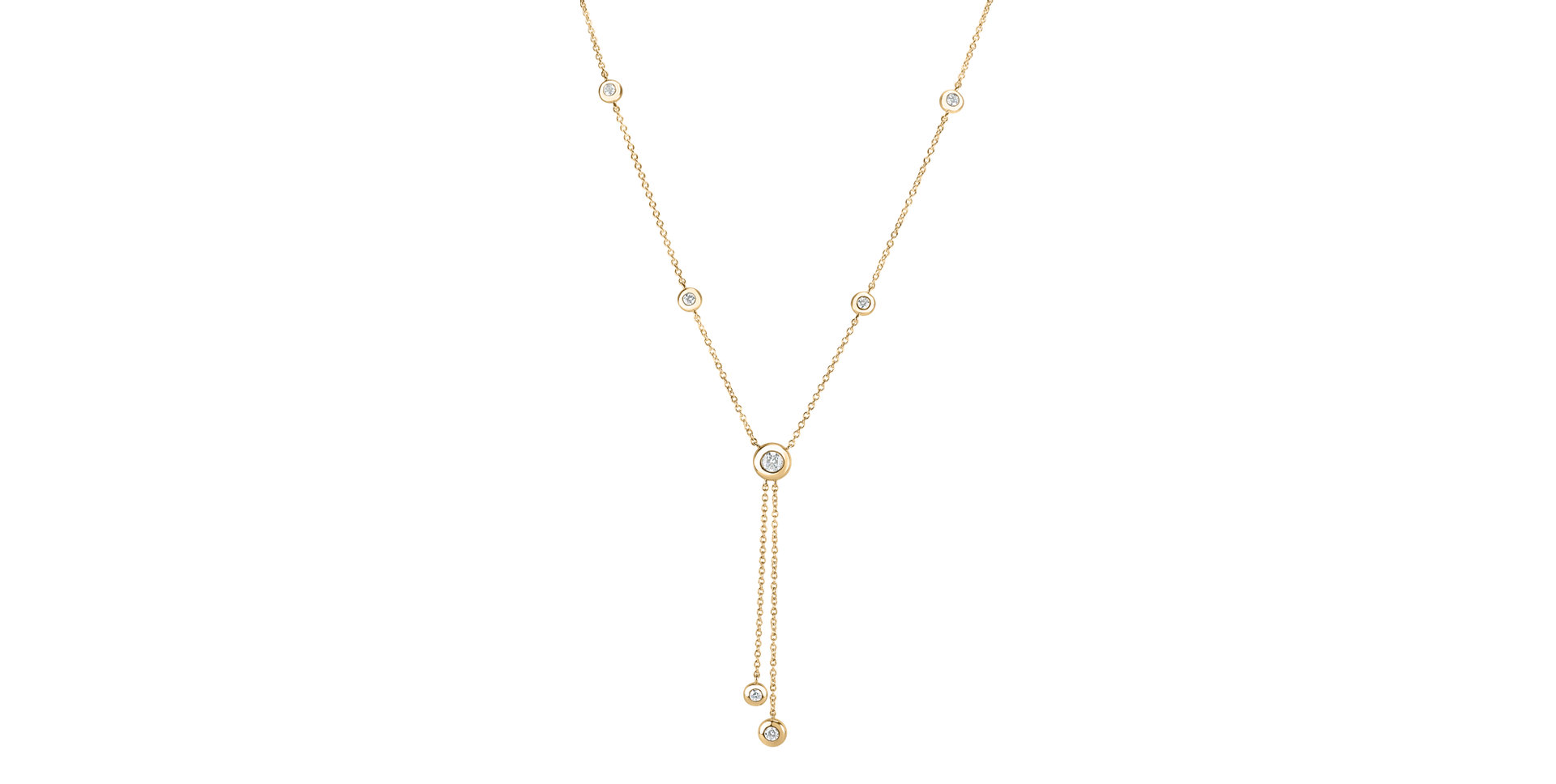 Náhrdelník s diamantmi Essential Dots