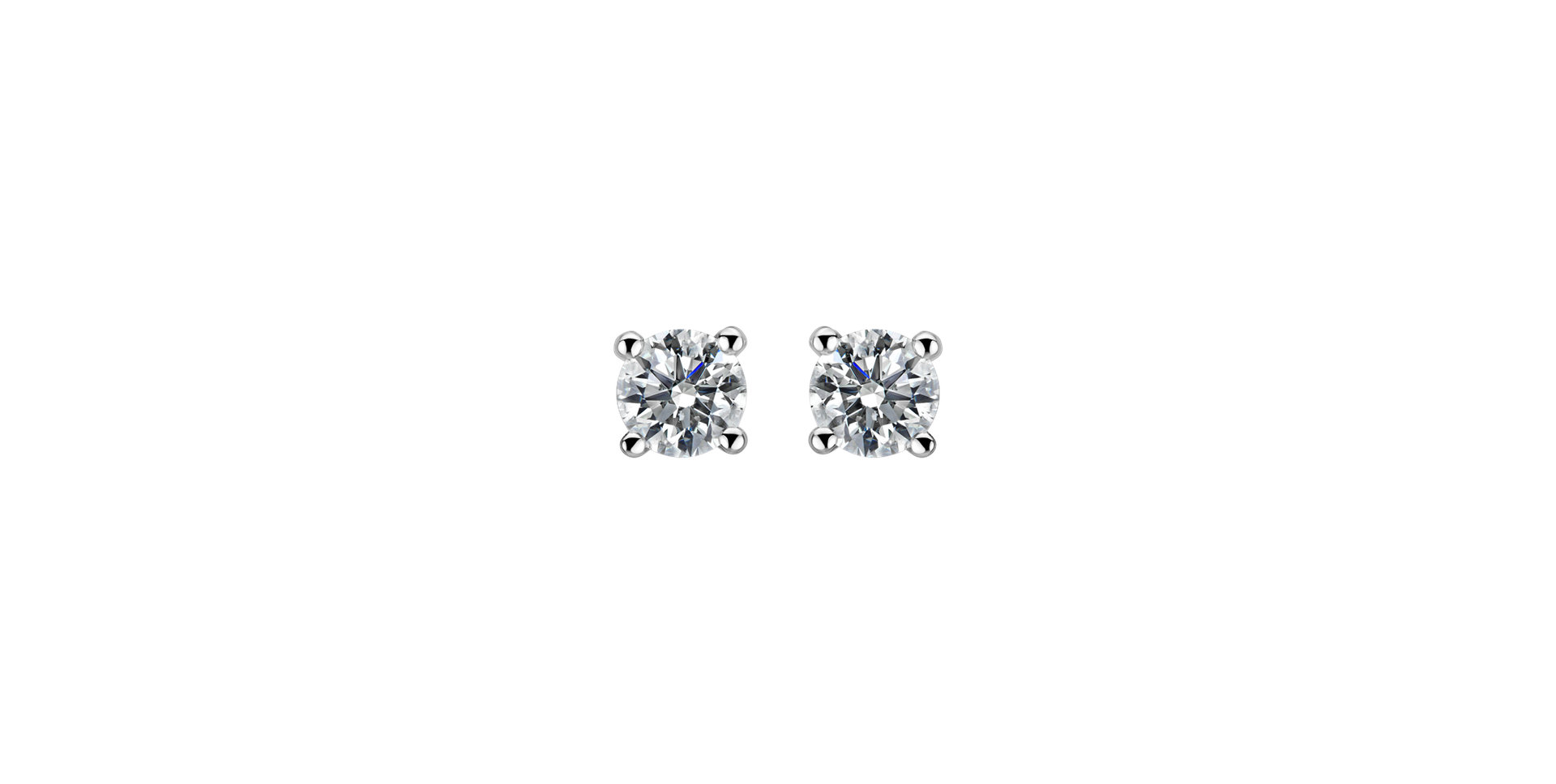 Náušnice s diamantom Essential Shine