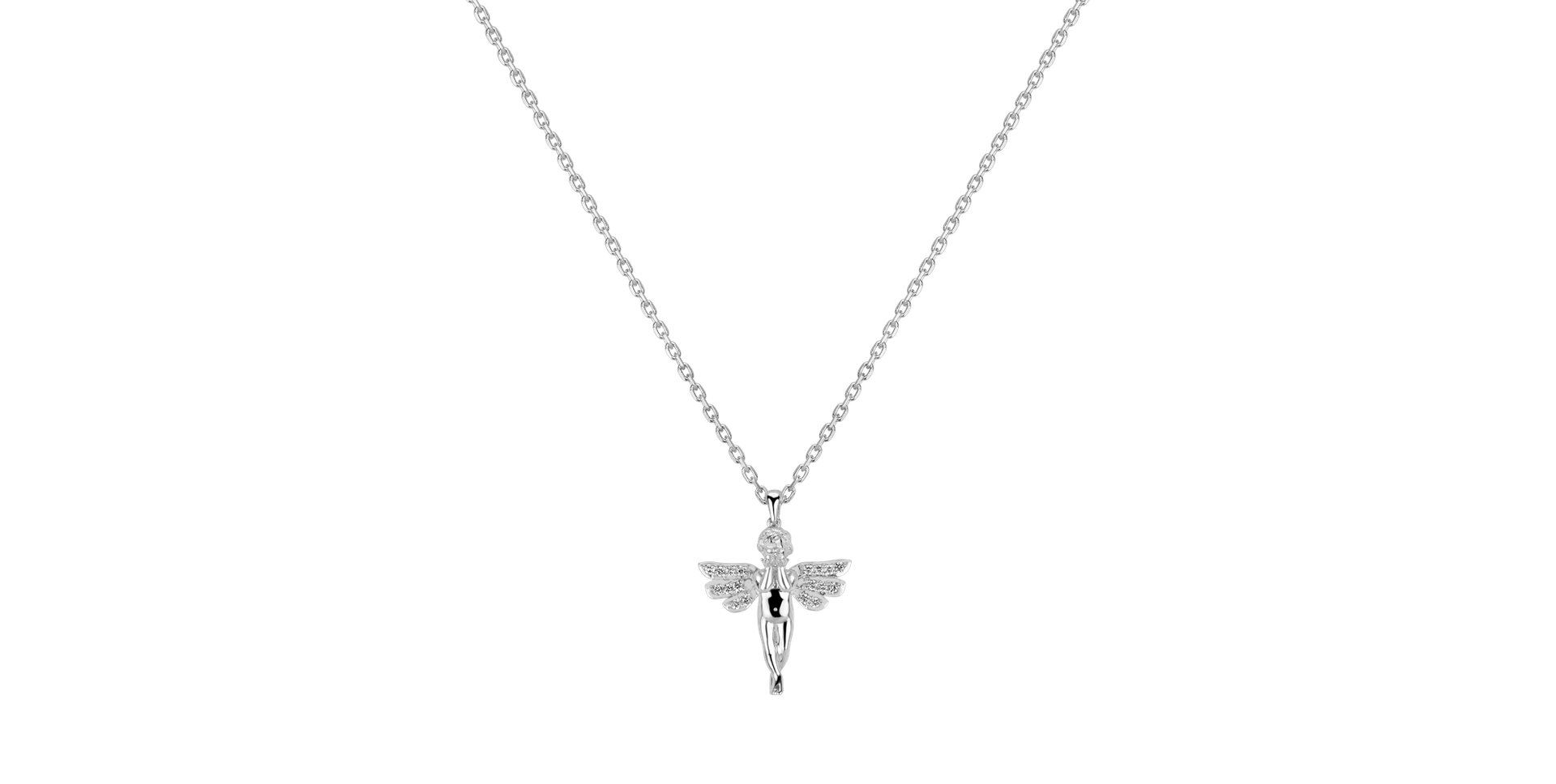 Přívěsok s diamantmi Glossy Angel