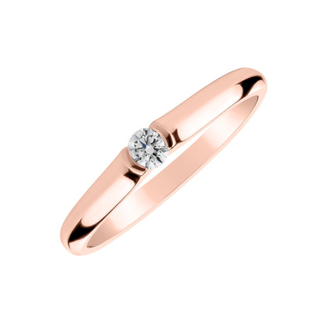 Prsteň s diamantom Brilliant Love