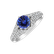 Prsteň s tanzanitom a diamantmi Fortune Brilliance3