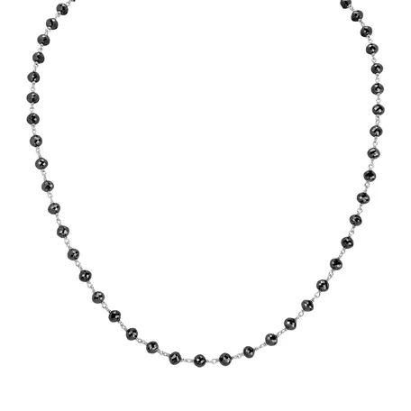Náhrdelník s čiernymi diamantmi Dark Melody