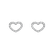 Náušnice s diamantmi Shiny Hearts5