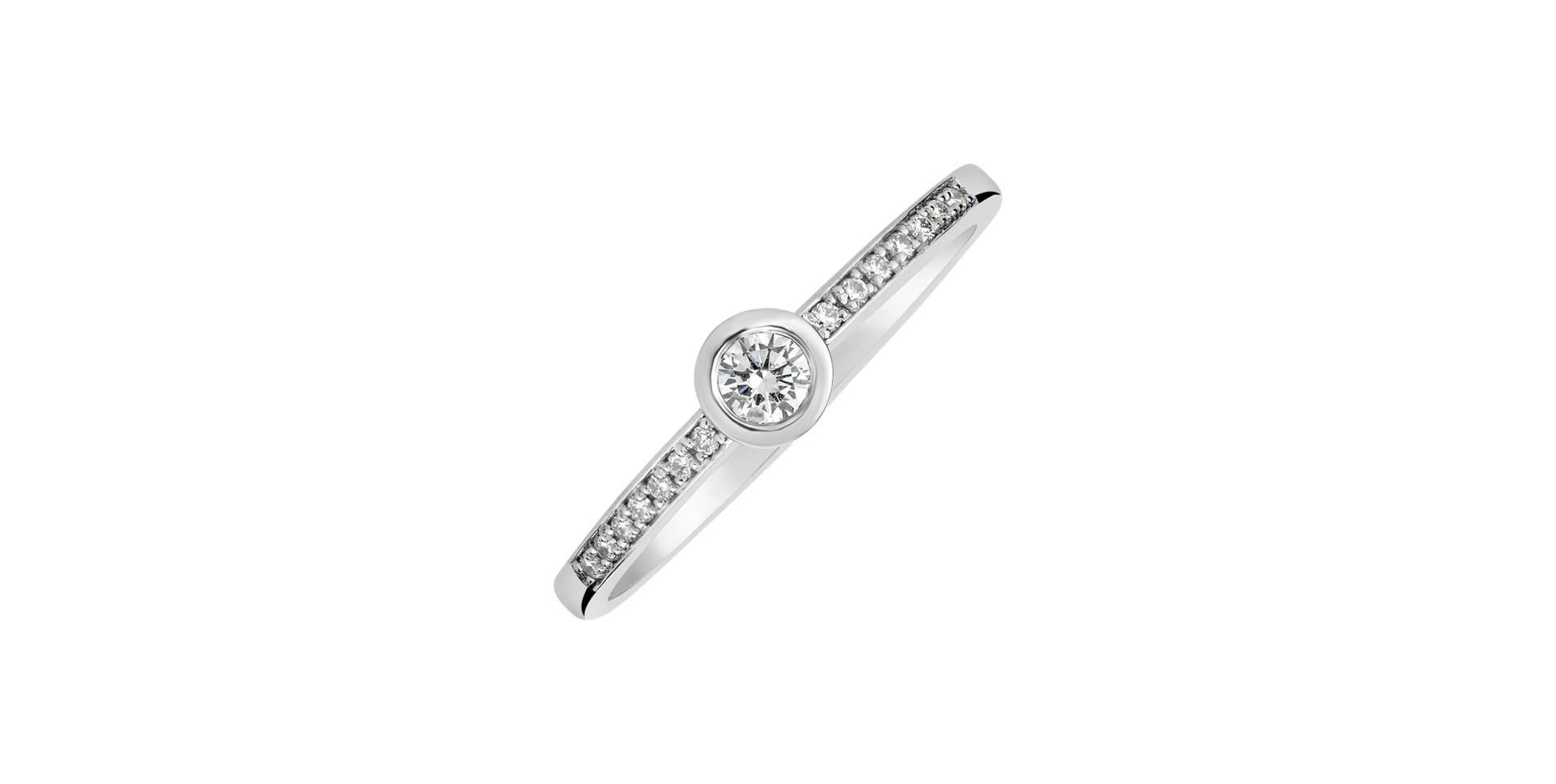 Prsteň s diamantmi Love Forever