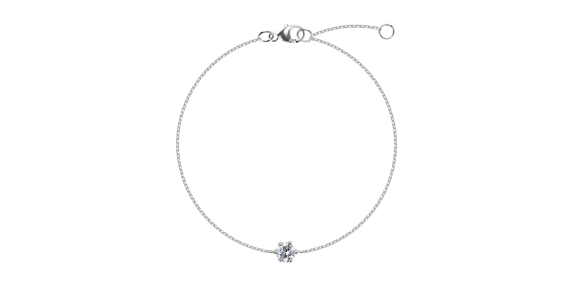 Náramok s diamantom Essential Shine