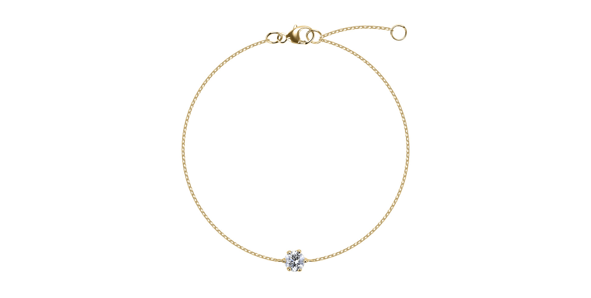 Náramok s diamantom Essential Shine