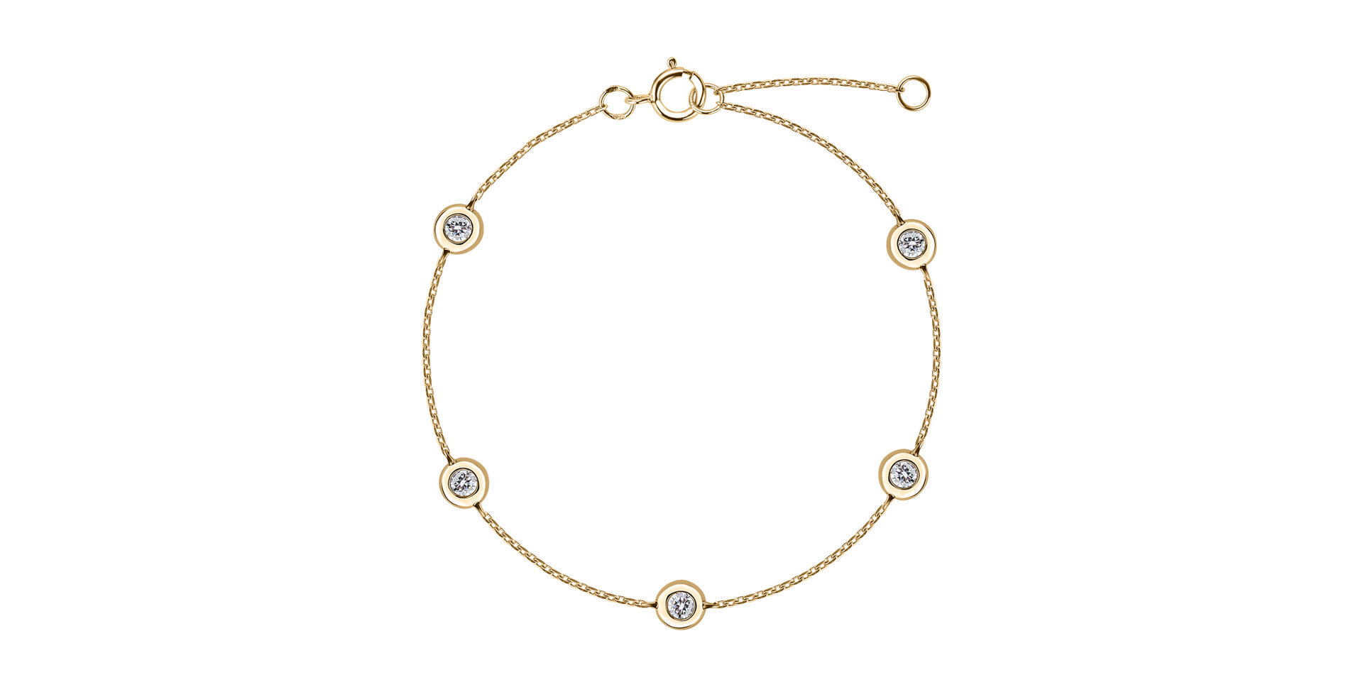 Náramok s diamantmi Sparkling Dots