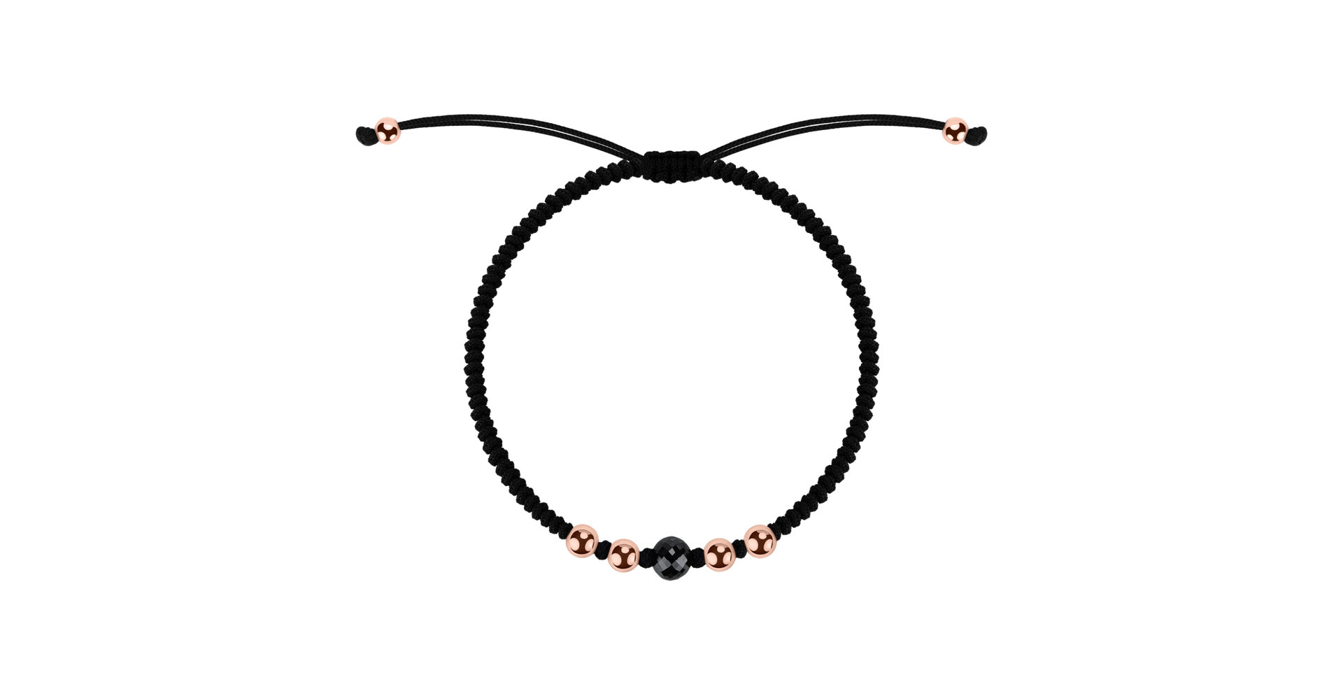 Náramok s čiernymi diamantmi Secret Magic