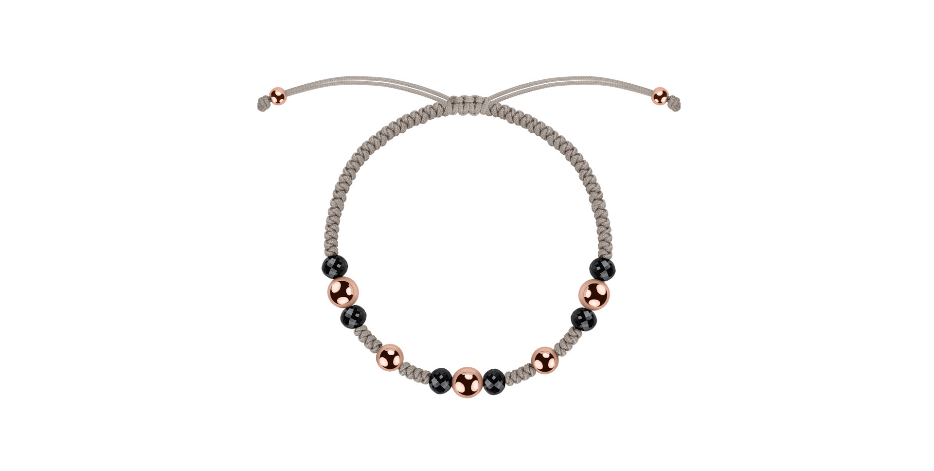 Náramok s čiernymi diamantmi Mirror Balls