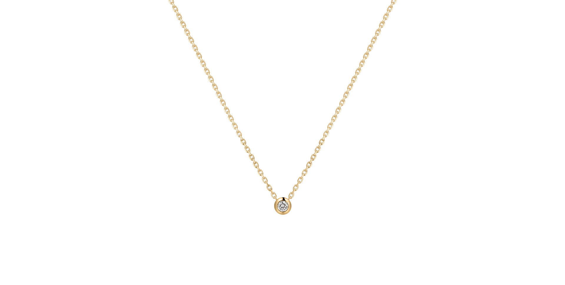 Náhrdelník s diamantom Secret Drop