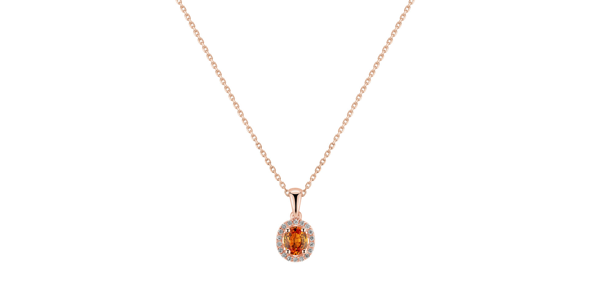 Přívěsok so zafírom a diamantmi Royal Love