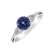 Prsteň s tanzanitom a diamantmi Magic Gentility3