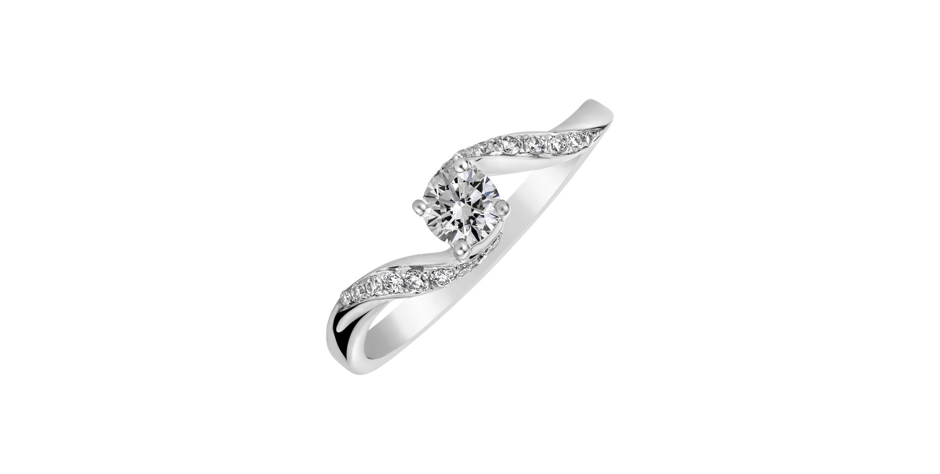 Prsteň s diamantmi Aseniath