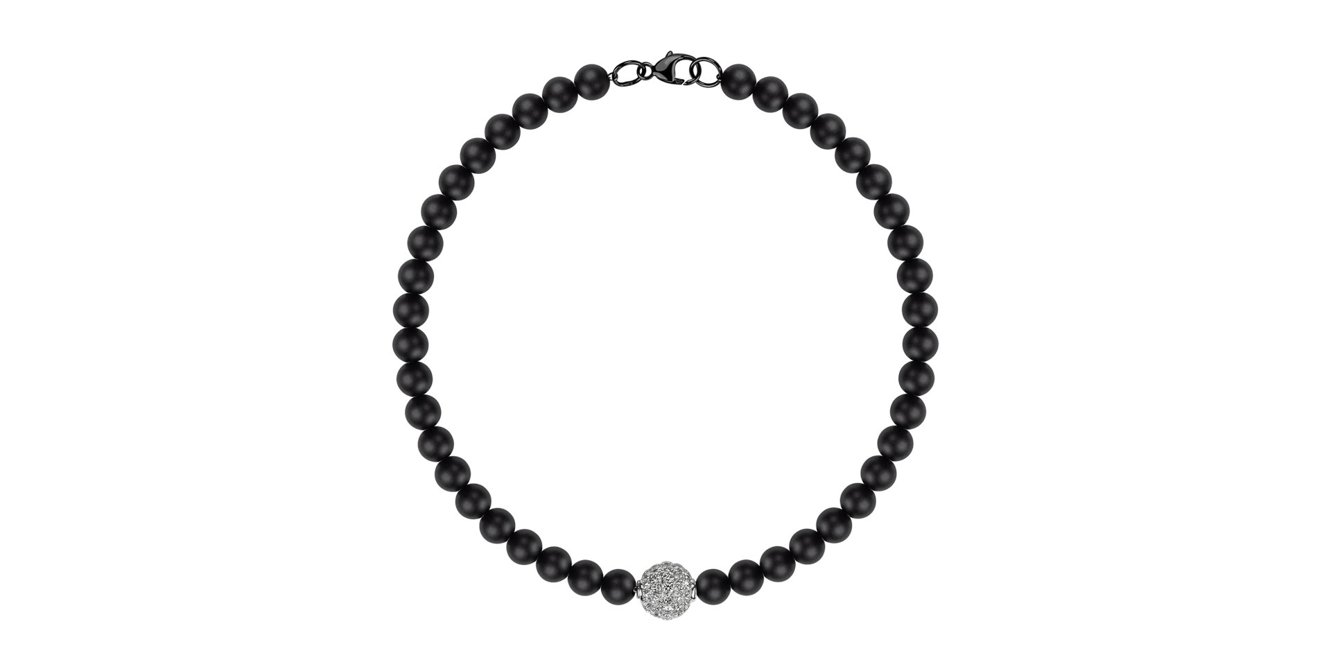 Náramok s diamantmi a achátmi Dazzling Allure