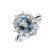 Prsteň s akvamarínom a diamantmi Sky Goddess4
