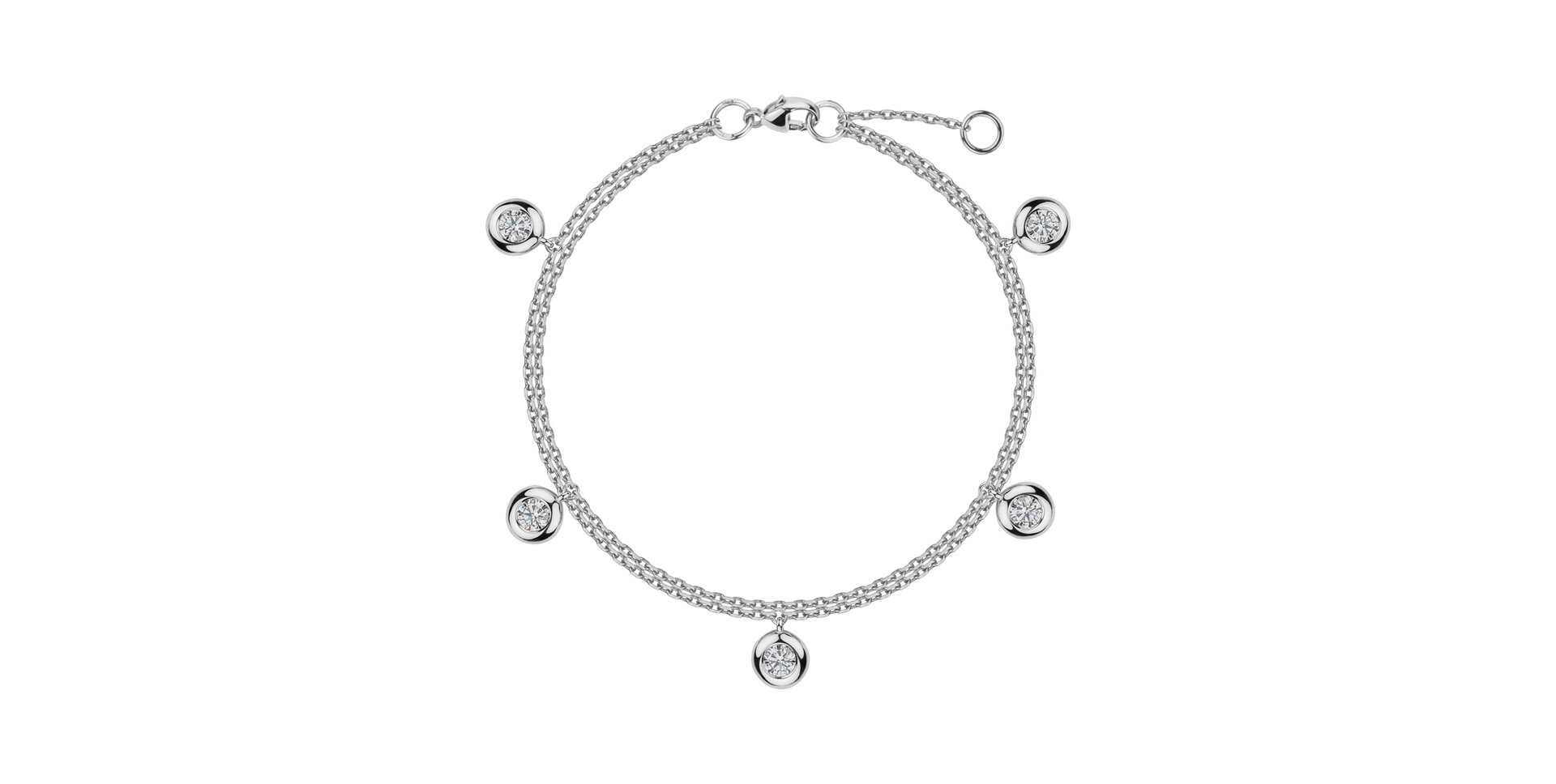 Náramok s diamantmi Delouise