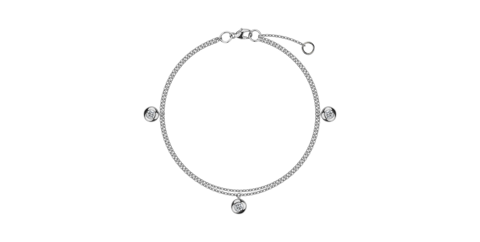 Náramok s diamantmi Delouise