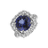 Prsteň s tanzanitom a diamantmi Secret Blessing3