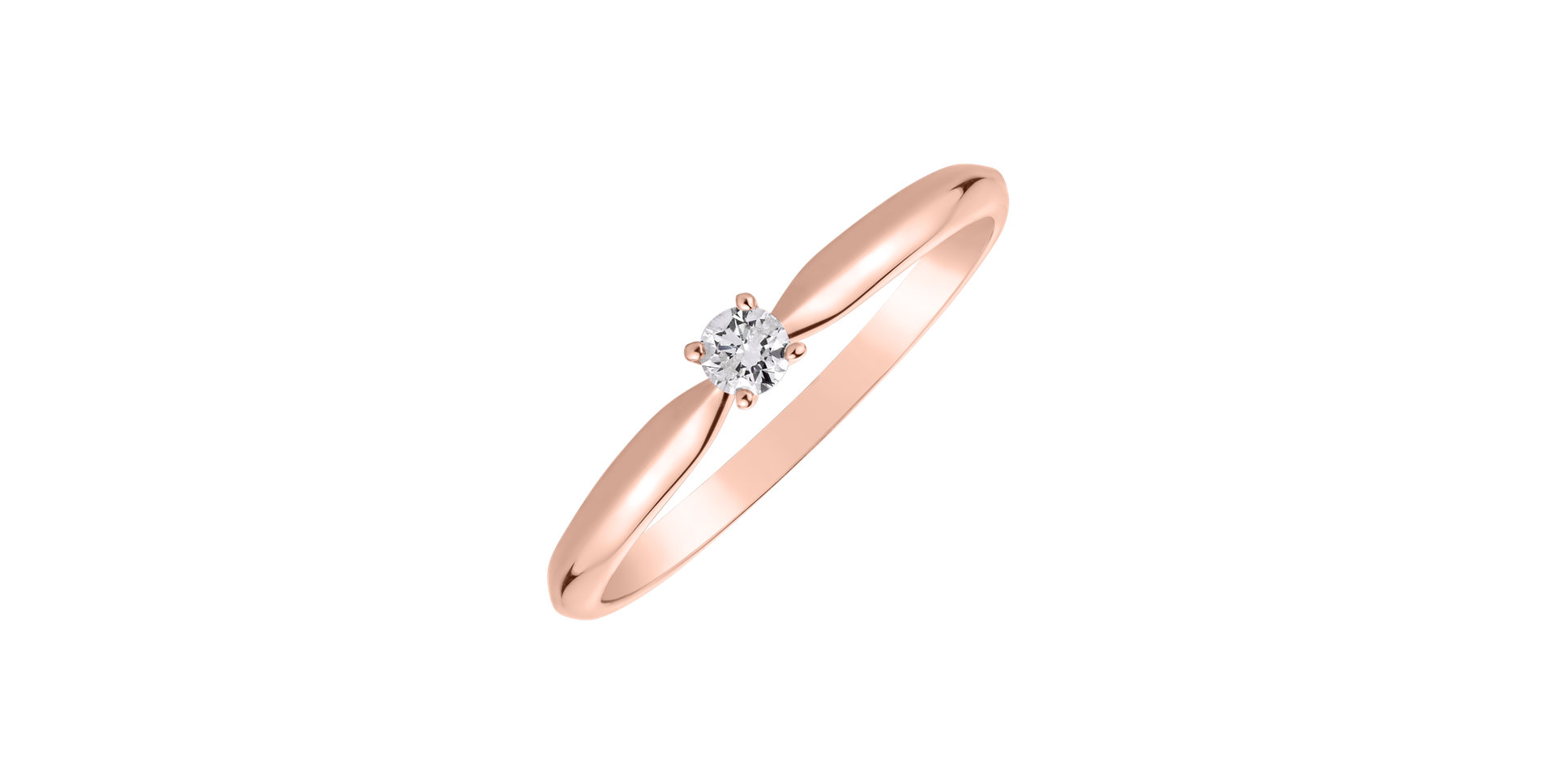 Prsteň s diamantom One Love