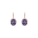 Náušnice s ametystom diamantmi Valerian5