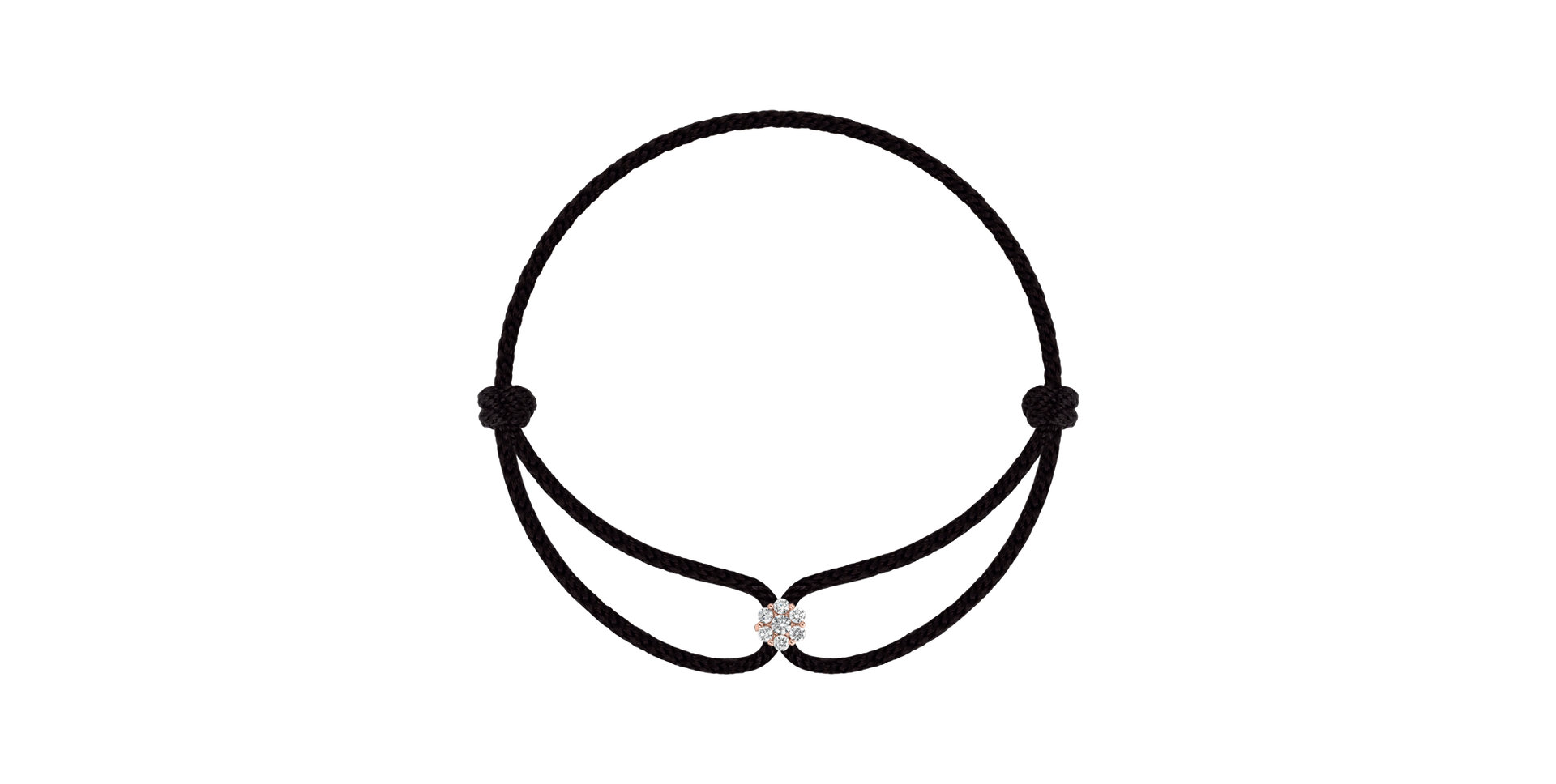 Náramok s diamantmi Deep Snow