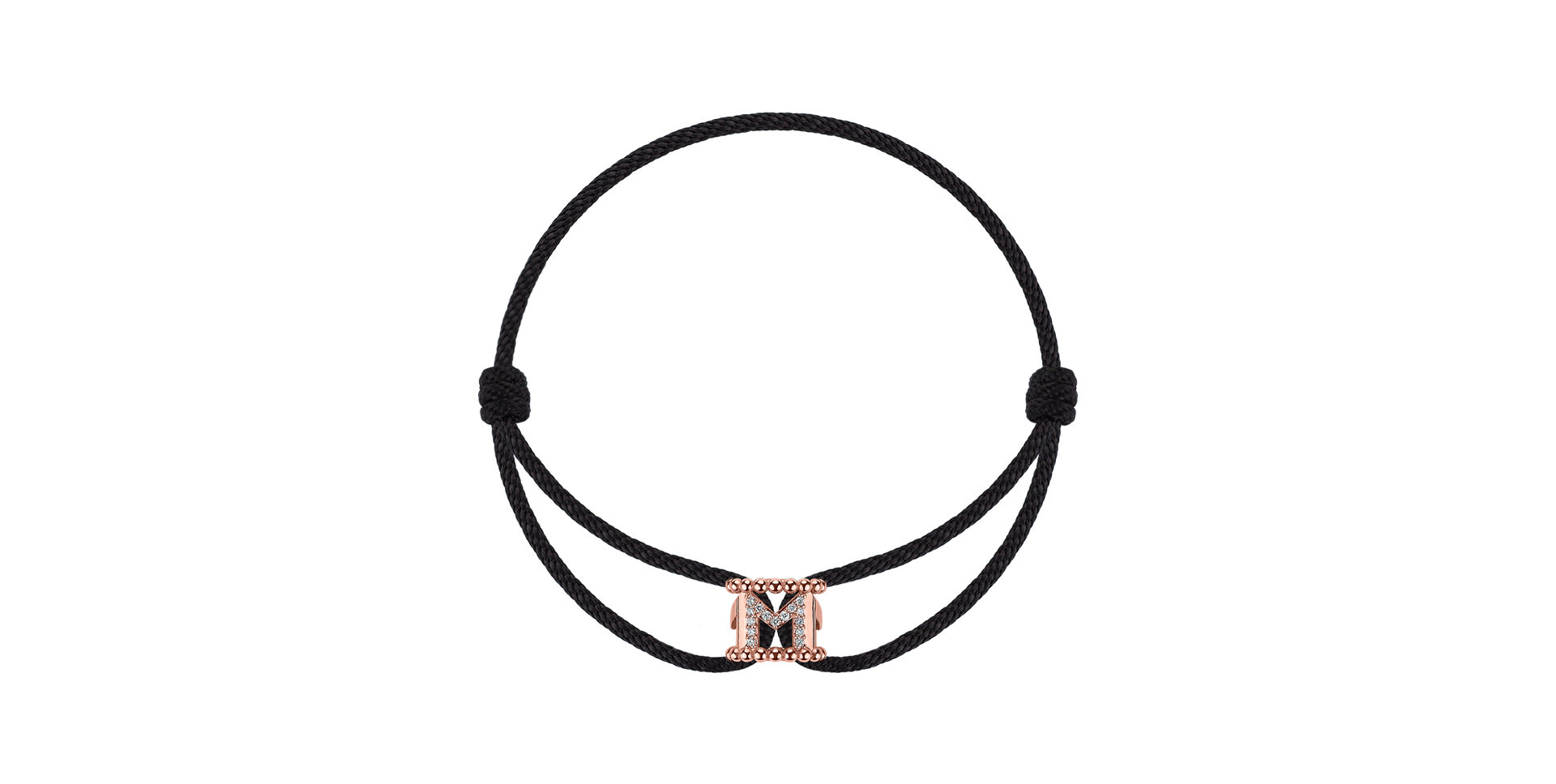 Náramok s diamantmi Magnificent Letter