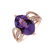 Prsteň s ametystom a diamantmi Violet Beauty4