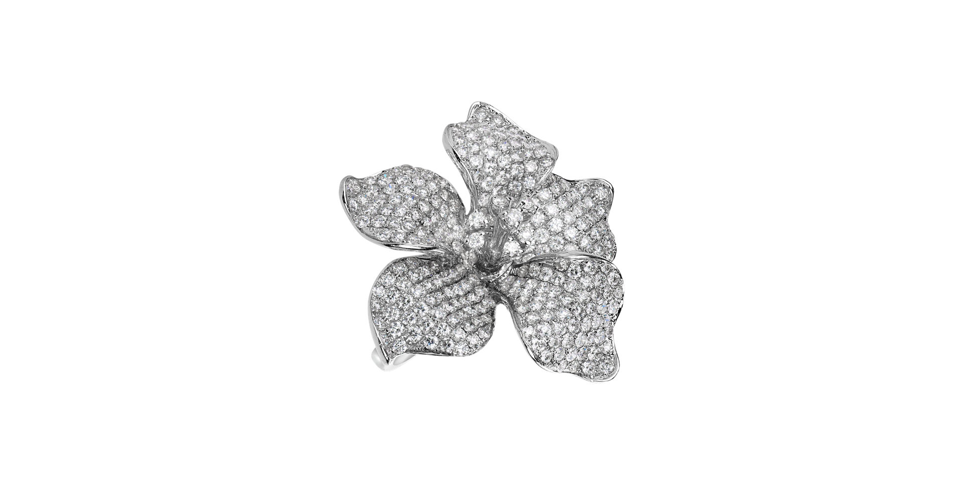 Prsteň s diamantmi Oleandra