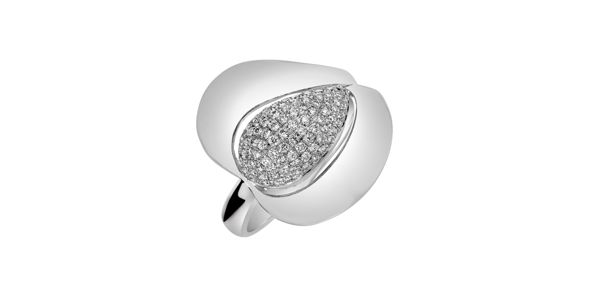 Prsteň s diamantmi Morpheus Tear