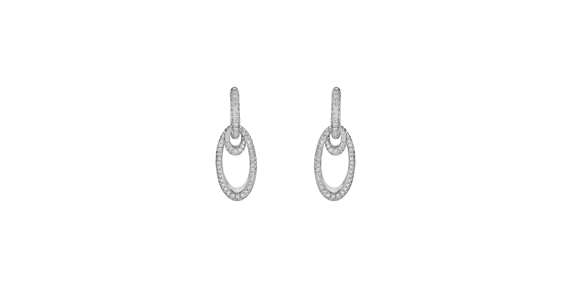 Náušnice s diamantmi Enjoyable Week