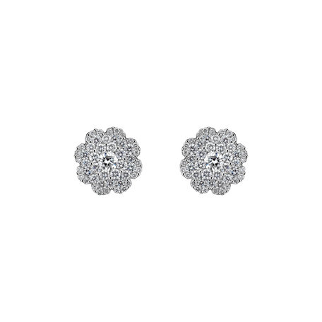Náušnice s diamantmi Queen exclusive
